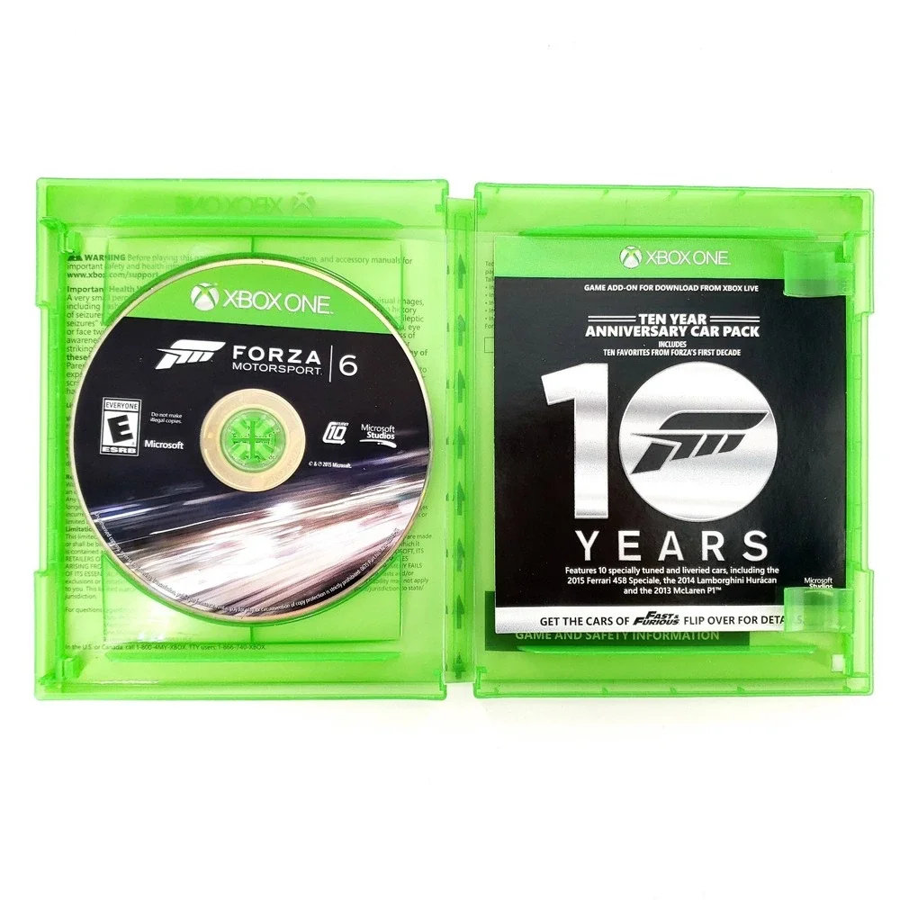 Forza 6 Microsoft Xbox One Complete Tested & Works
